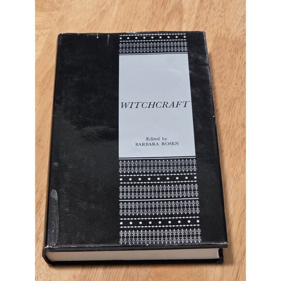 WITCHCRAFT - Barbara Rosen 1st Edition 1972 Hard Cover Dust Jacket Witch Occult - Picture 1 of 13
